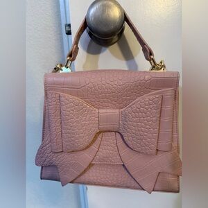Betsey Johnson Pink Textured Mini Bag
